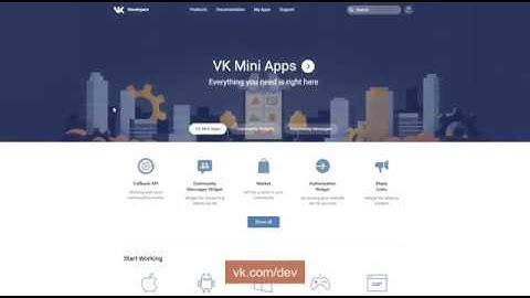 How to create VK App