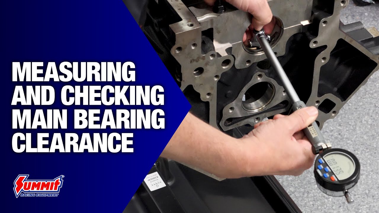 How To Adjust Main Bearing Clearance