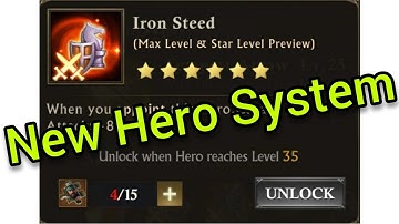 NEW HERO SYSTEM | UPDATE 8.6 | King of Avalon KOA| Sachin Mobile Gaming