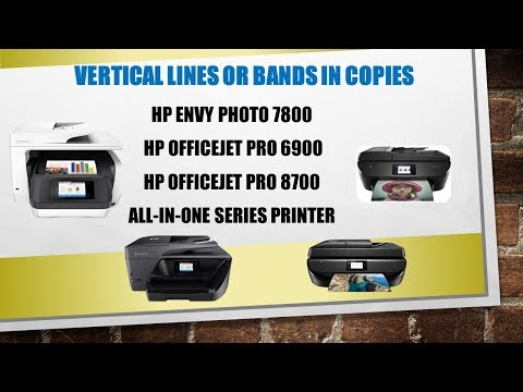 HP AiO Printers : Resolving Vertical lines or bands on copied or scanned document HP AiO Printers : Resolving Vertical lines or bands on copied or scanned document