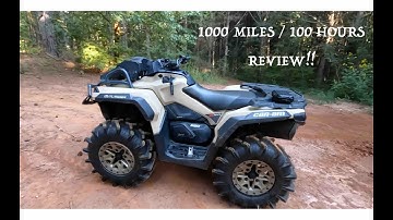 1000 MILES 100 HOURS 2022 Can Am Outlander 650 XMR Review/Update | Channel Update!!!