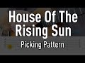 House Of The Rising Sun // Ukulele Picking Pattern