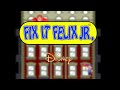 Fix it felix jr arcadeplay through
