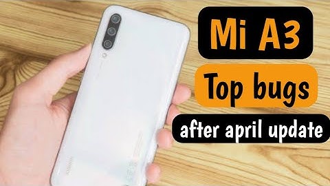 Mi a3 top bugs after android 10 || Fingerprint issue || Battery drain