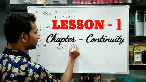 Lesson 1 || Continuity introductory class || Class XII || WBCHSE