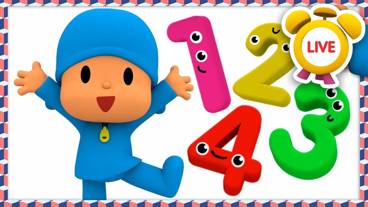 Pocoyo e Os Números | DESENHOS ANIMADOS INFANTIS para crianças | Pocoyo ao VIVO