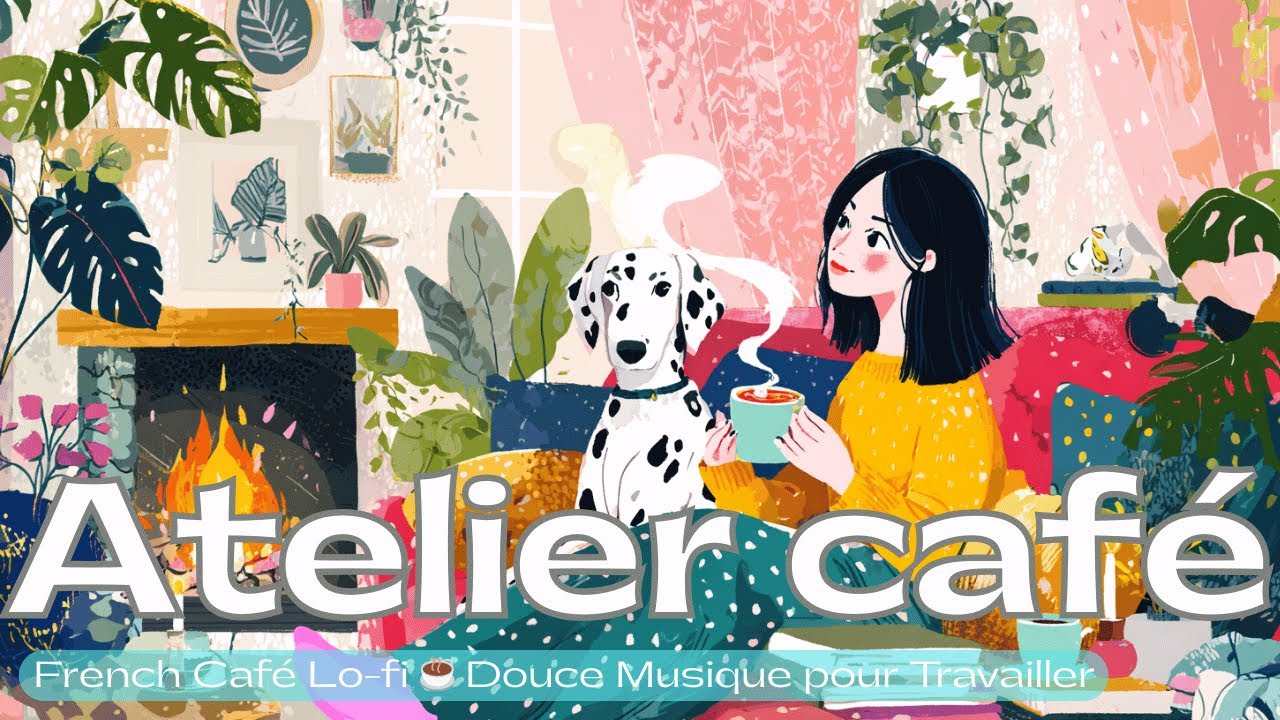 🇫🇷香りのある時間は、考えごともひと休み｜Atelier Cafe | French Cafe Lofi Music for Study & Relax