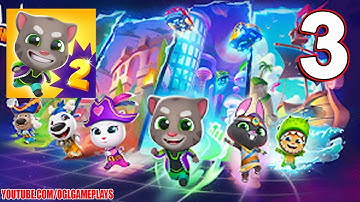 Talking Tom Infinity Chase - All Levels Gameplay Part 3 (Android,ios)