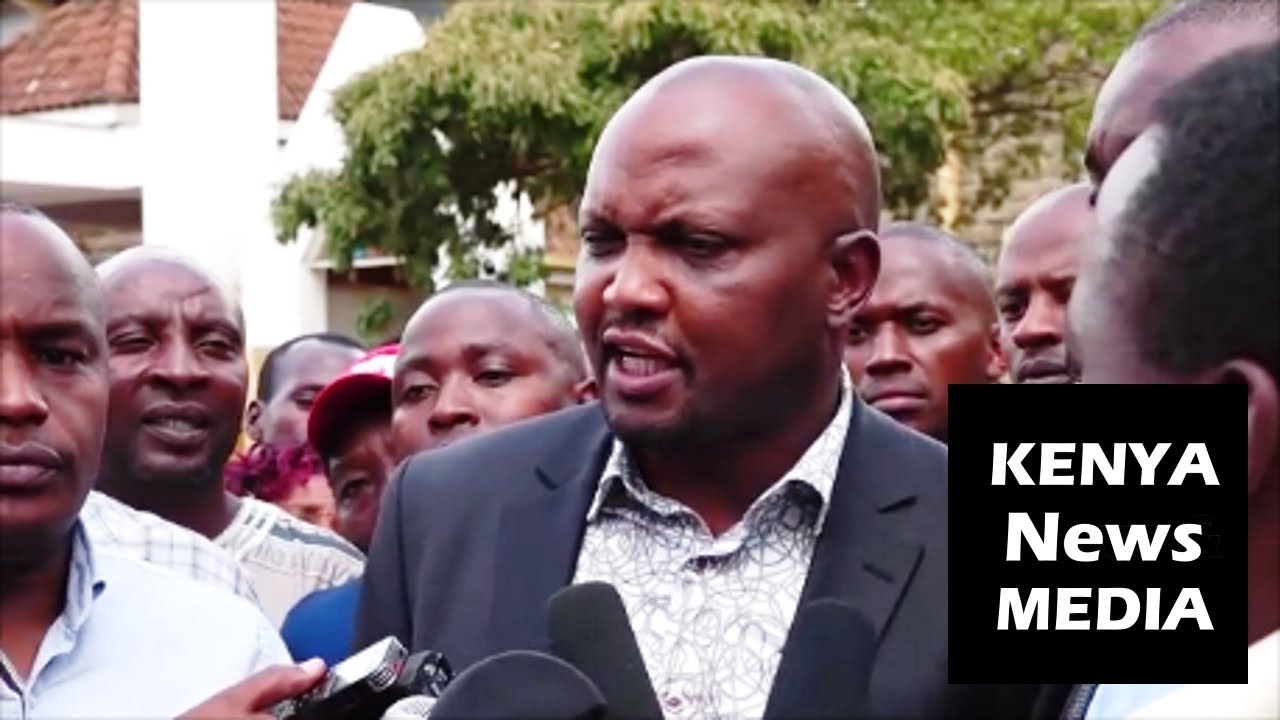 Moses Kuria supports MICHUKI RULES to be implemented by Police!!! newspaper mockup