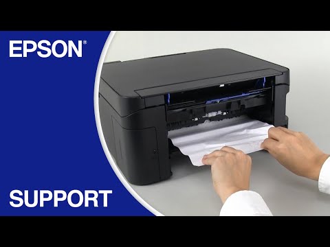Epson Ecotank Et-2750 / Et-2850 | How To Clear Jammed Paper