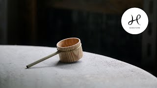 コーヒーメジャースプーンをつくりました。　Making a coffee scoop.