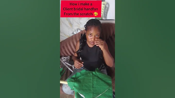 Bridal Handfan Tutorial. #diyskeletonhandfan #howtomakehandfan #Handfantutorialnigeria #shorts