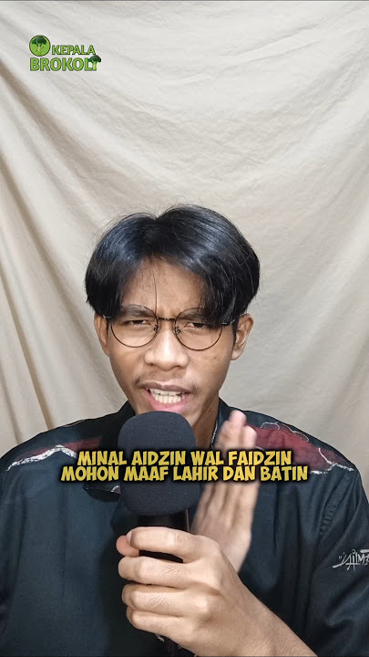 Minal Aidzin Wal Faidzin Brokolers Sekalian🥦💚 #lebaran2025 #eidmubarak #idulfitri