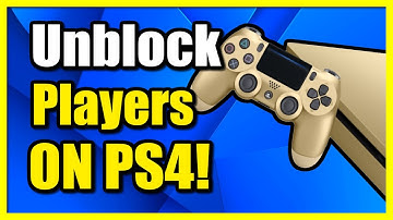 How to UNBLOCK Players on PS4 Account (Fast Method)