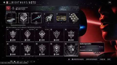 WARFRAME: Daily Nightwave Season 5