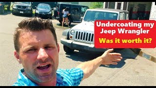 Jeep Wrangler Spray Undercoating - YouTube