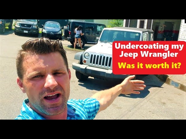 Jeep Wrangler Spray Undercoating - YouTube