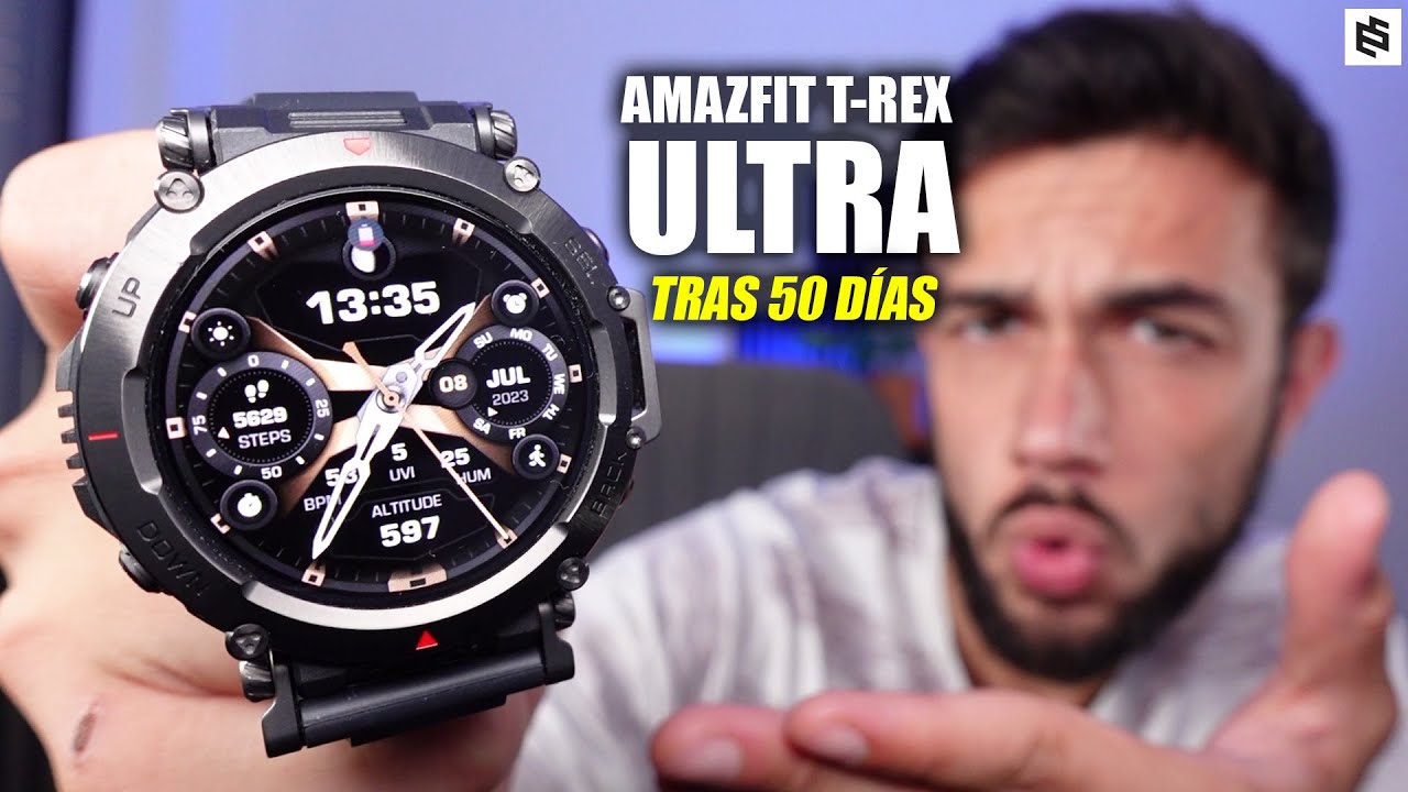 CASI PERFECTO!🔥AMAZFIT T-REX ULTRA review tras 50 DÍAS 