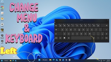 How to Change Start Menu & Add Keyboard Icon to Taskbar in Windows 11