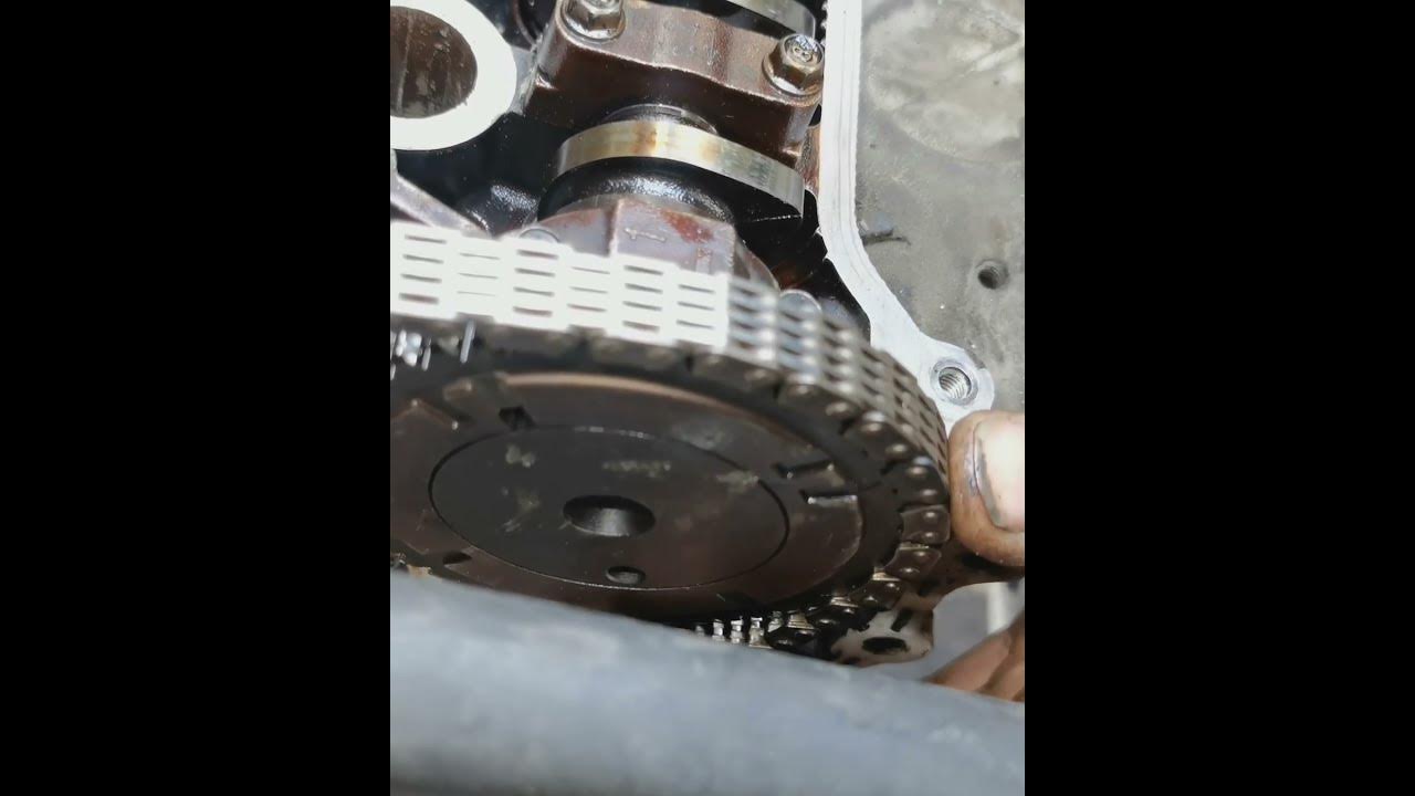 16 valve timing marks - YouTube