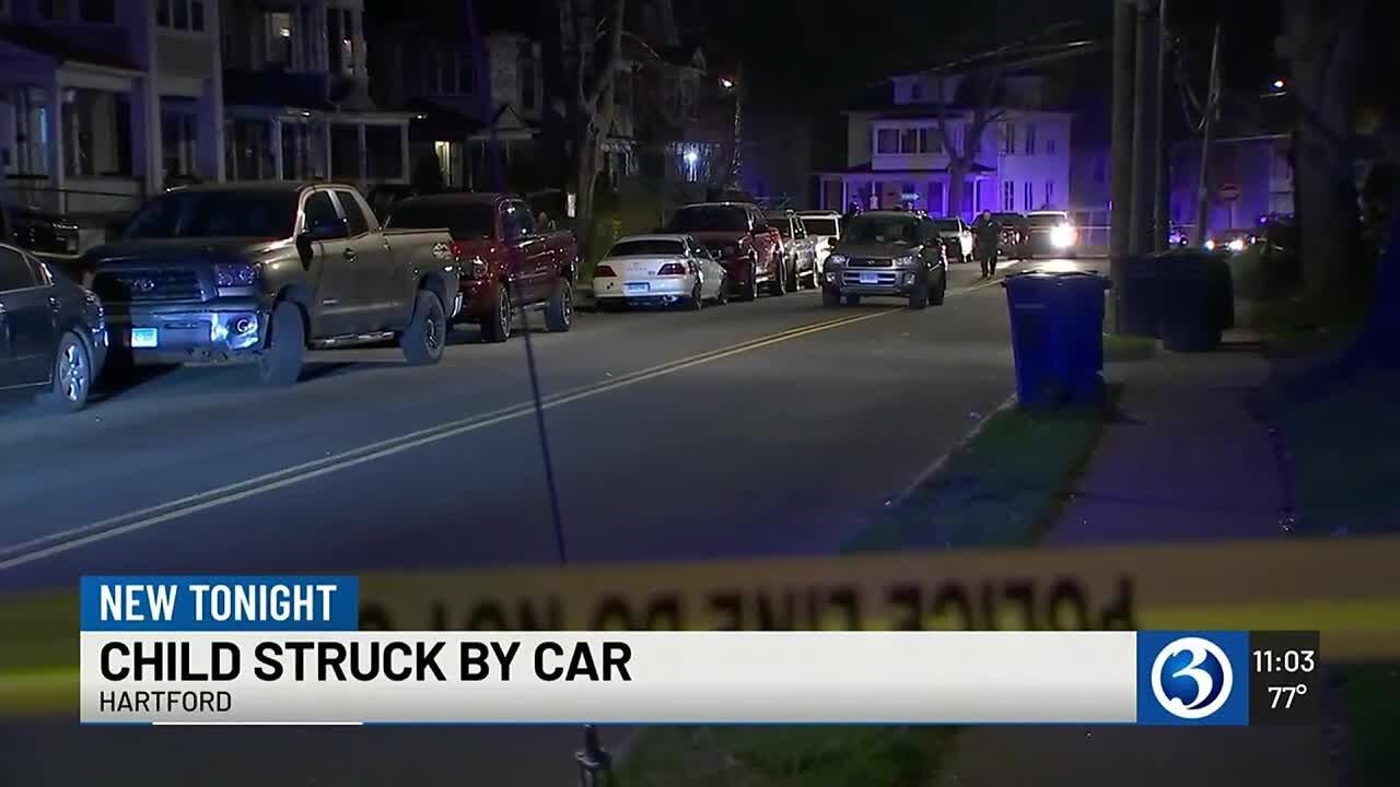 Child injured after being struck by car involved in Hartford multi ...