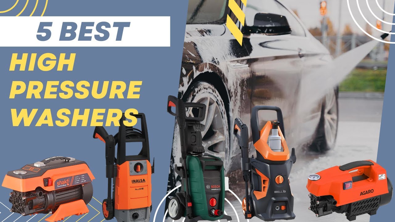 Best High Pressure Washers in 2023 in India 5 Best High Pressure