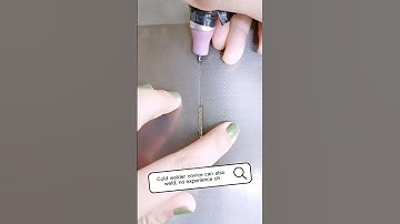 Cold welder novice can also weld, no experience oh