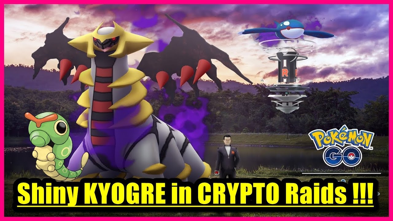 Shiny KYOGRE in CRYPTO Raids !!! Rocket Übernahme mit Giratina ... |  Pokémon GO Deutsch # 3461