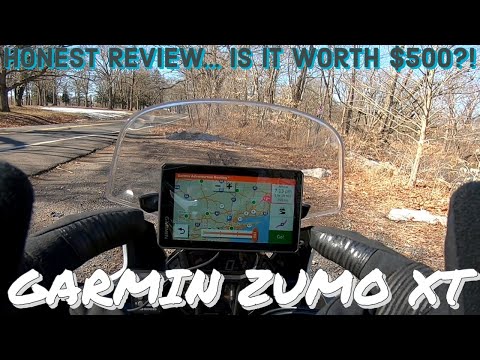GARMIN ZUMO XT FULL REVIEW - Plus... Unbox, Install, Glove Test, Rain Test, Riding, Final Thoughts.