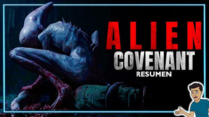 ALIEN COVENANT nunca confíes en un SINTETICO