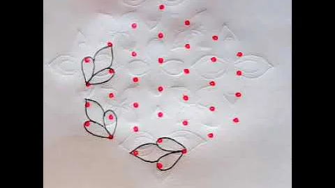 🌹Simple muggulu with 7X4 🌺 dots Easy rangoli designs 🌺 big kolam designs 🌺 Rangoli Special designs