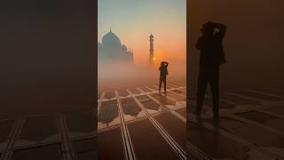 Taj mahal morning view ☀️ tajmahal tajmahalvlog india cinematic shortsfeed ytshorts nature