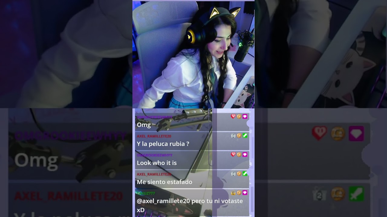 Cuando le preguntan a Lila porque no se puso la peluca del cosplay 😅 | #lilasein on #Twitch