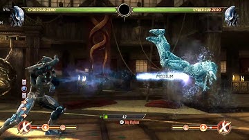 Mortal Kombat 9-Cyber Sub-Zero Combo