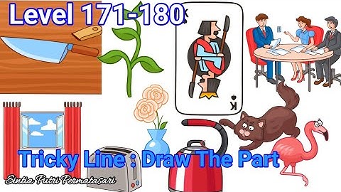 Tricky Line : Draw The Part Level 171,172,173,174,175,176,177,178,179,180