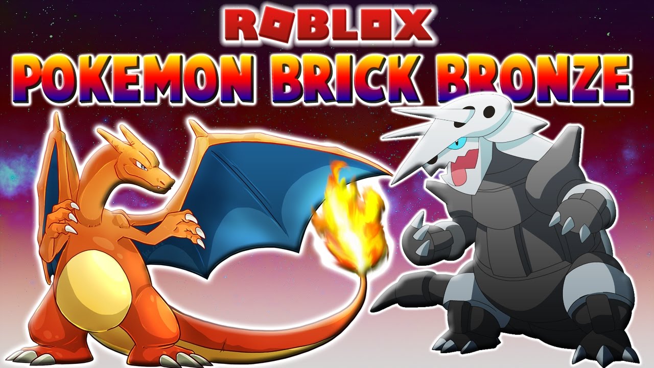 gaming logo POKEMON BRICK BRONZE / ADVENTURE & BATTLES / COME JOIN