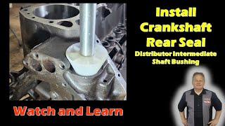 Engine Building Tips - Shaft Bushing, Crank, Rear Seal, Thrust Check 440 MOPAR 512 Stroker