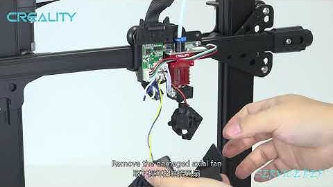 Service tutorial CR 6 SE the axial fan replacement