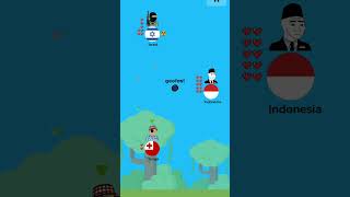 Tonga vs Indonesia vs Israel #countrywar @gamermanofficial #shorts