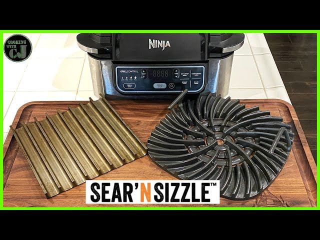 GrillGrate 8.25 in. x 13 in. Grill Anywhere Sear 'n Sizzle Grate for The Ninja Foodi Smart Grill XL Pro