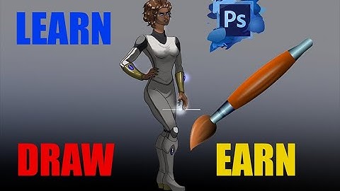 Character creation timelapse in photoshop