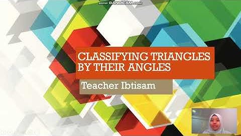 Classifying Triangle by Their Angles