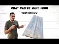 Extreme Transformation // Rotted Door Turned Into Christmas Decor // DIY