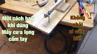 Handheld jig saw does not cut perpendicularly and how to fix it [ Cách cưa vuông góc với cưa lọng