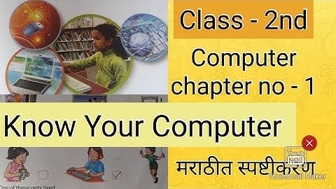 Class 2nd || Computer | Chapter - 1 - Know Your Computer = Worksheet (Updated Edition )