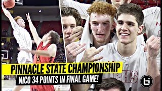 Nico Mannion GOES CRAZY In LAST High School Game & Wins State Championship!!!