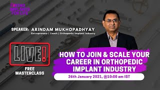 How to Join Scale Your Career In Orthopedics Free Masterclass