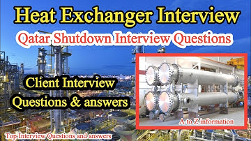 Heat Exchanger Interview Questions and answers | Mechanical Fitter Interview Questions #pipefitters
