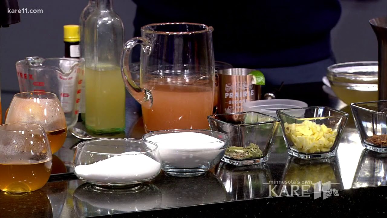 6Smith mixing cocktails for Super Bowl
