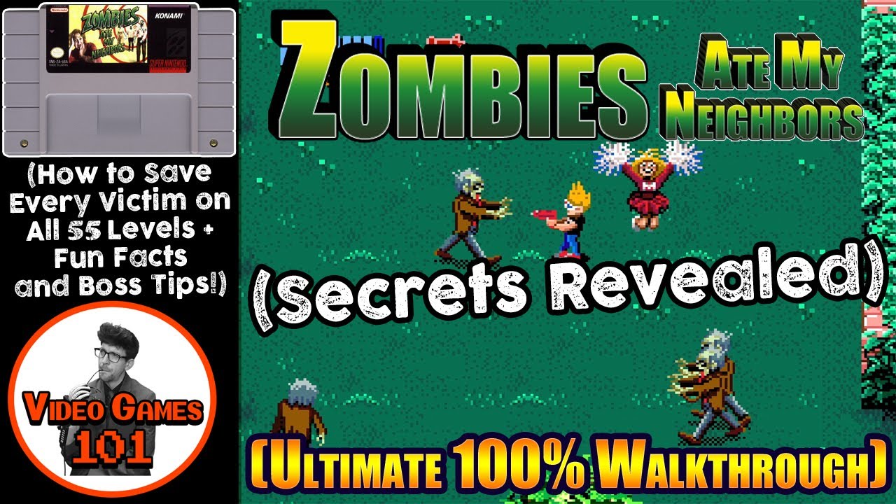 Zombies Ate My Neighbors Walkthrough | 100% Guide | Video Games 